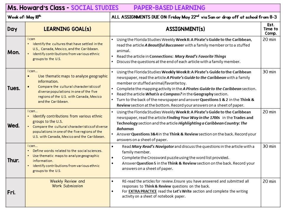 Social Studies 